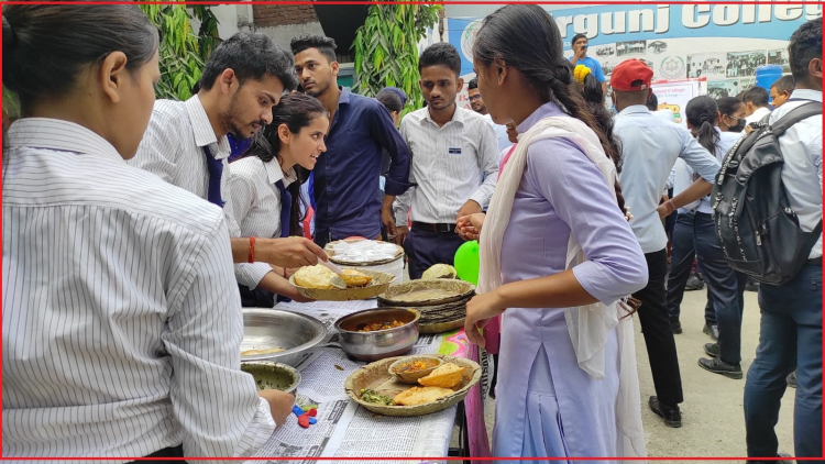 वीरगन्ज कलेजका स्नातक तहका विद्यार्थीहरुद्वारा खाना महोत्सवको आयोजना  