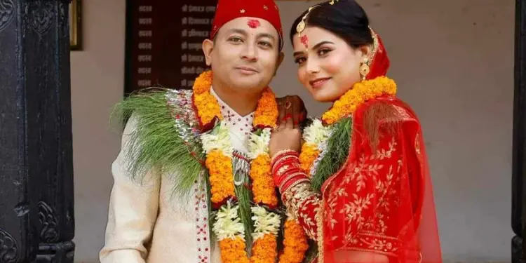 निकेश र अन्विशाले गरे विवाह