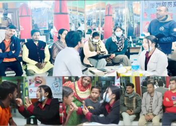 डाक्टर्स क्लब एण्ड जिमको आयोजनामा नि:शुल्क दाँत शिविर सम्पन्न, १७७ जनाको परीक्षण