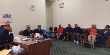 प्रेस सेण्टर नेपालको स्थापना दिवस तथा प्रथम विधान सम्मेलन वीरगन्जमा हुँदै, केन्द्रीय टोलीको पर्साका प्रजिअ भुषाल र मेयर सिंहसँग छलफल