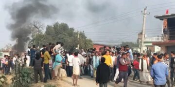 सर्लाहीमा भएको झडपमा एकको मृत्यु, ६ प्रहरीसहित ८ जना घाइते, स्थानीय प्रशासनद्वारा कर्फ्यु जारी 