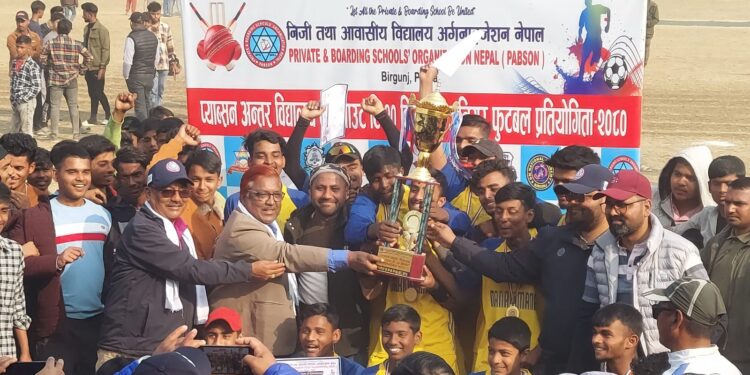 आठौं प्याब्सन अन्तर विद्यालय टि–२० क्रिकेटको उपाधि मनकामना माविलाई