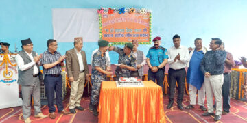 सशस्त्र प्रहरी पर्साले मनायो १७ औं स्थापना दिवस, व्यावसायिक र नागरिकमैत्री हुन सशस्त्र एसएसपी पौडेलको निर्देशन
