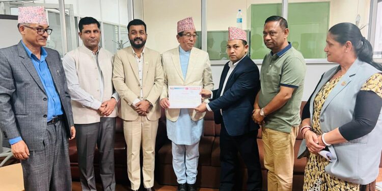 अशोक राई नेतृत्वको जसपा निर्वाचन आयोगमा दर्ता