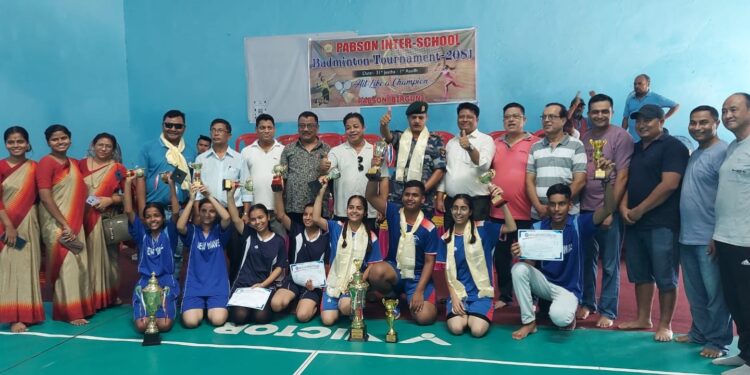 प्याब्सन अन्तर स्कुल ब्याडमिन्टनमा गौतम मावि उत्कृष्ट
