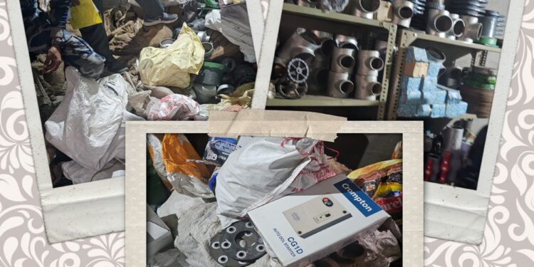 सशस्त्र प्रहरीद्वारा लिंकरोडमा छापा, पाँचलाखको भन्सार छलिको सामान बरामद