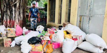 सशस्त्र प्रहरी पर्साद्वारा १३ लाख १७ हजारकाे सामान बरामद