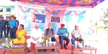 बाराको कोल्हवीमा जिल्ला प्रहरी कार्यालय बाराको नागरिक सुनवाई कार्यक्रम