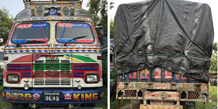 पर्सा प्रहरीले ६६ लाख भन्दा बढीको अल्मण्ड सहितको ट्रक राजस्वमा बुझायो