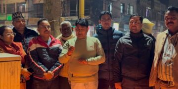 प्रेस चौतारी नेपालको २७ औं स्थापना दिवसको अवसरमा घण्टाघरमा दिप प्रज्वलन