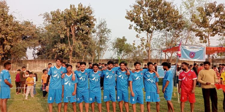 वडा स्तरीय फूटबलमा वडा नम्बर ७ विजयी