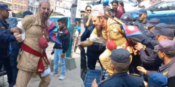 राजसंस्थाको पक्षमा नाराबाजी गर्ने अमेरिकी नागरिकलाई नेपालबाट निष्कासन गरिने