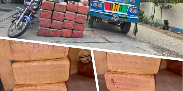 लागूऔषध तस्करीको सञ्जाल तोड्दै बारा प्रहरी : लागूऔषध गाँजा बरामद, पाँच जना पक्राउ