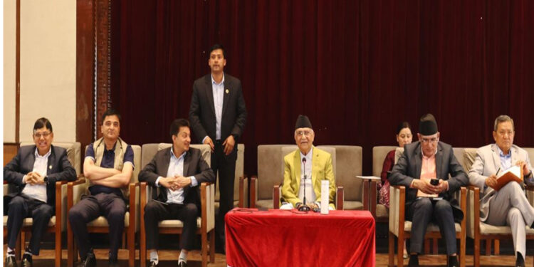 मुलुक बनाउन अरूको आस गर्नु हुँदैन: प्रधानमन्त्री ओली