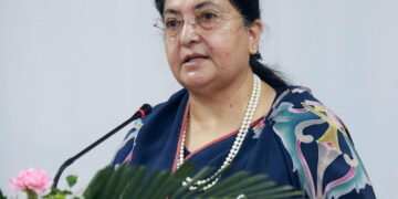 पूर्वराष्ट्रपति विद्यादेवी भण्डारी आज चीन प्रस्थान गर्दै