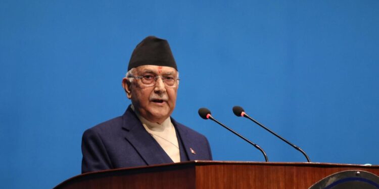 प्रधानमन्त्री ओली आज नीति तथा कार्यक्रममाथिको प्रश्नको जवाफ दिँदै