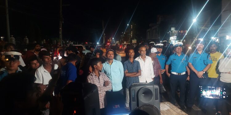 पर्सा ट्राफिक प्रहरी दुर्घटना न्यूनीकरण र ट्राफिक व्यवस्थापन सुधार अभियानमा