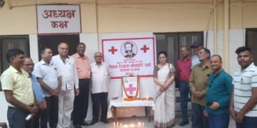 विश्व रेडक्रस दिवसको अवसरमा माईस्थानमा दीप प्रज्जवलन