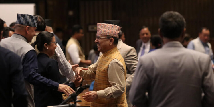 कोलाहलबीच प्रतिनिधिसभा बैठक सुचारु: रास्वपा र राप्रपाको नाराबाजी कायम