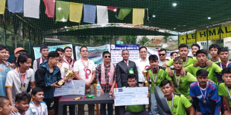 ठोरी युथ फुटसल प्रतियोगितामा निर्मल समाज युवा क्लब विजयी