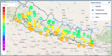 नेपालमा आगामी २४ घण्टाको मौसम पूर्वानुमानः भारी वर्षाको सम्भावना