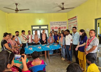 युवा सशक्तिकरण (EYES Nepal) द्वारा दृष्टिविहीन बालबालिकालाई शैक्षिक सामग्री वितरण