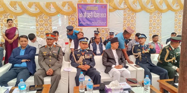 ७०औं प्रहरी दिवस २०८२ : वीरगञ्जमा शहीद प्रहरीप्रति श्रद्धाञ्जली र परिवारजनलाई सम्मान