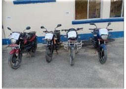 सप्तरीमा ४ वटा मोटरसाईकल सहित ७ जना चोरी कसुरमा प्रहरीको नियन्त्रणमा
