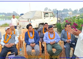 कृषि मन्त्री परियारद्वारा माछापालन र केरा खेतीको अनुगमन, किसानका समस्या सम्बोधन गर्ने प्रतिबद्धता