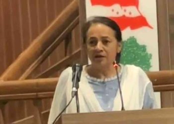 ‘हार्नुपरे पनि चुनावमा जानुपर्छ, संविधान जोगाउनु छ’ — नेतृ सरिता प्रसाईं