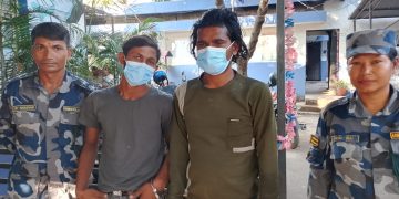 नेपाल भारत संयुक्त सुरक्षा टोलीद्वारा कटुवा पेस्तोलसहित दुई जना पक्राउ