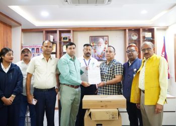 वीरगंज महानगरलाई सहयोग आउने क्रम जारी, केएनपी जापान प्रालिद्वारा सहयोग हस्तान्तरण