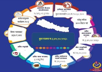 पर्सा प्रहरीद्वारा एक महिनामा ३ करोड ७५ लाखको भन्सार छलीका सामान बरामद, १८४ फरार प्रतिवादी पक्राउ