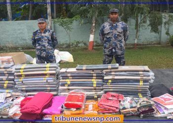 सशस्त्र प्रहरी बल, नेपाल पर्साद्वारा रु. १६ लाखभन्दा बढीका अवैध सामान भन्सार दाखिला