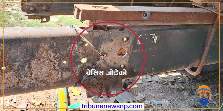 गैरकानूनी रुपमा चेचिस जोडेका ट्रक भूसा ढुवानी गर्न प्रयोग, नियामक निकायहरु मौन