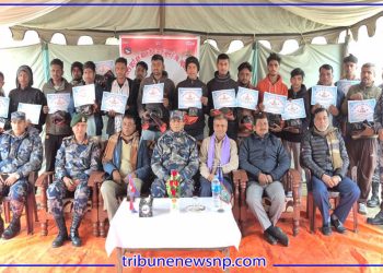 सशस्त्र प्रहरी बल पर्साद्वारा पकाहाँमैनपुरमा सातदिने केश कर्तक तालिम सम्पन्न
