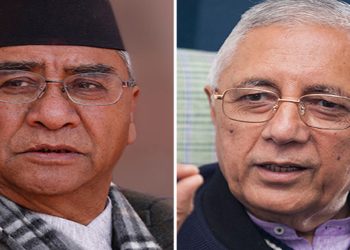 नेपाली कांग्रेस एकढिक्का बनाउने प्रयासः देउवा–कोइरालाबीच छलफल जारी