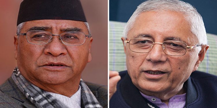 नेपाली कांग्रेस एकढिक्का बनाउने प्रयासः देउवा–कोइरालाबीच छलफल जारी