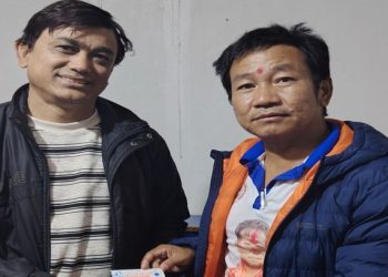 पूर्वसांसद ढाकाकुमार श्रेष्ठ हर्क साम्पाङको पार्टीमा प्रवेश
