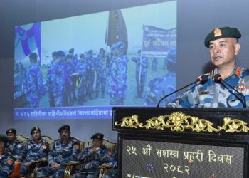 निर्वाचन सुरक्षामा कडा हुन सशस्त्र आईजीपी अर्यालको निर्देशन: ‘गल्ती गर्ने कमाण्डरलाई तत्काल कारबाही’