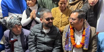 बालेन शाह मोरङमा, रास्वपा उम्मेदवार र मतदातासँग भेटघाट