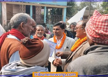 पर्सा–२ मा प्रलोपा उम्मेदवार अमिताभ बच्चन दासको घरदैलो तीव्र