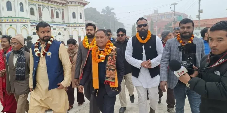 उज्यालो नेपाल पार्टीका अध्यक्ष कुलमान घिसिङ मधेश दौडाहामा