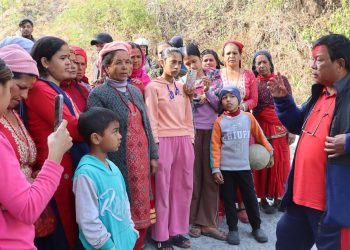म्याग्दीमा महावीर पुनको अनौठो चुनावी शैली, ‘जहाँ पुग्यो त्यहीँ बास’ अभियान चर्चामा