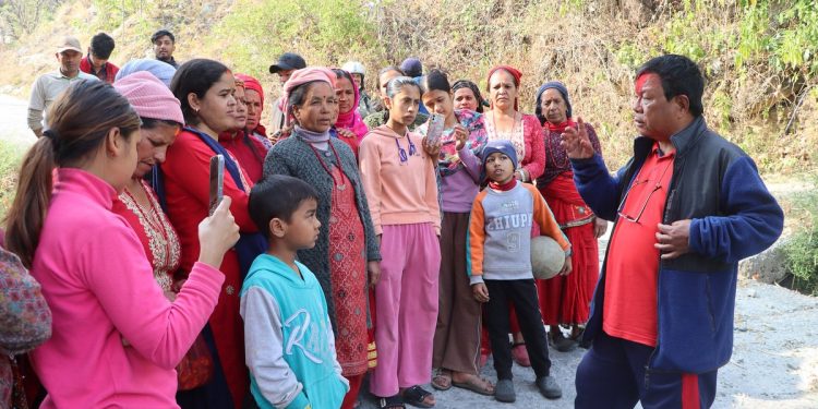 म्याग्दीमा महावीर पुनको अनौठो चुनावी शैली, ‘जहाँ पुग्यो त्यहीँ बास’ अभियान चर्चामा