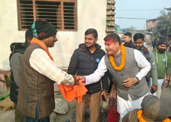 मधेस आन्दोलनका सहिद परिवारद्वारा रास्वपालाई समर्थन : ‘उम्मेदवार पन्त पुगे सहिद दिलिप चौरसियाको घर’