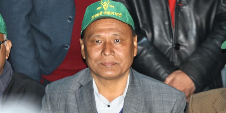 धरानमा विकास उज्यालो नेपाल पार्टीबाट मात्र सम्भव: कुलमान घिसिङ