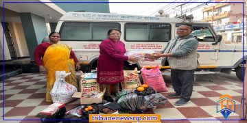 उपकार सेवा नेपालद्वारा ठोरीको वृद्धाश्रममा मासिक सहयोग