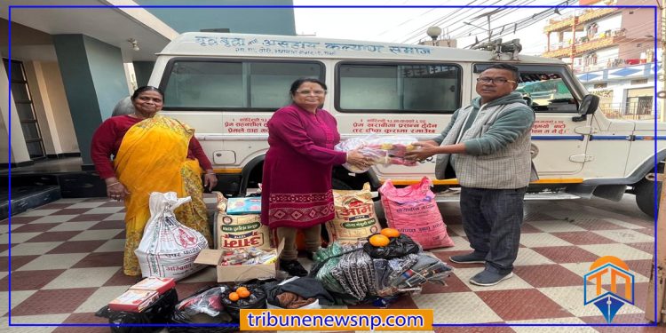 उपकार सेवा नेपालद्वारा ठोरीको वृद्धाश्रममा मासिक सहयोग