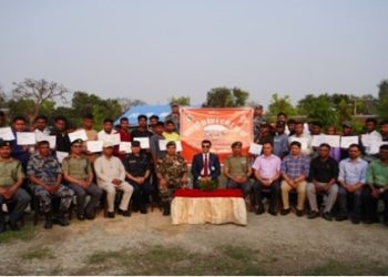पर्सामा सशस्त्र प्रहरद्वारा ‘विपद स्वयंसेवक परिचालन विस्तारित’ तालिम सम्पन्न